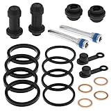 All Balls Racing Caliper Rebuild Kit 18-3064 Compatible With/Replacement For Honda XL600V TRANSALP (Euro) 1997-1999, XL650 TRANSALP (Euro) 2000-2006, XR750L AFRICA TWIN (Euro) 1993-2003