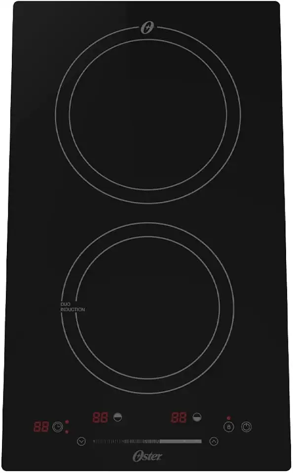 Cooktop de Indução 2 Bocas Oster Touch Screen 2 em 1-127V