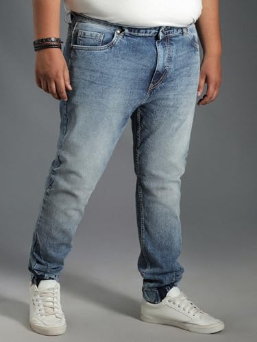 Image of HIGH STAR Men's Mid Rise Regular Jeans