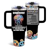 DUUV Engineering Gifts for Men, Engineer's Insulated Tumbler 40 Oz, Christmas Retirement Graduation Birthday Gifts for Engineers for Engineering Coworker Student, 1PCS
