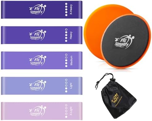 Fit Simplify Resistance Loop Exercise Bands and Sliders