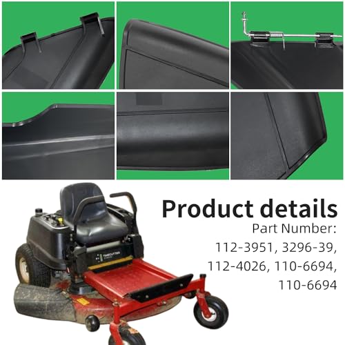 deawater 1set 112-3951 Deflector/Discharge Chute for Toro TIMECUTTER 42" Mowers W/Hardware