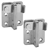 2 Pack Gate Latches Flip Door Latch, Heavy Duty Latch Safety Door Lock,Stainless Steel Sturdy Padloc