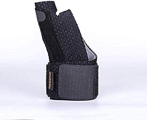 Thx4COPPER Compression Reversible Thumb & Wrist Stabilizer Splint for BlackBerry Thumb, Trigger Finger, Pain Relief, Arthritis, Tendonitis, Sprained, Carpal Tunnel, Lightweight, Breathable,L-XL