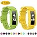 Produktbild Vozehui kompatibel mit Fitbit Ace 2 Armband für Kinder 6+, weiches Silikonarmband Zubehör Uhrenarmband Repalcement Armband, Bunte Sport Armbänder für Fitbit Ace 2 / Inspire HR für Jungen Mädchen