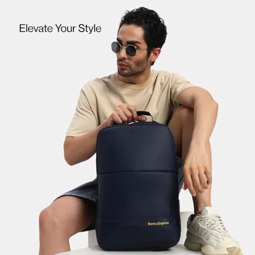 Image of Impulse Classic Premium Business Backpack | Unisex Office Bag in Vegan Leather | 27L Water Resistant with 15.6 inch Laptop Sleeve, Anti-Theft Pocket & Padded Straps