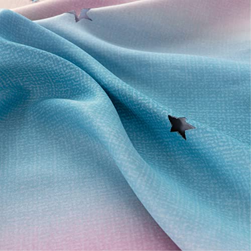Image of XiDi Curtains for Bedroom Decor, Rainbow Pink Purple /34 /45
