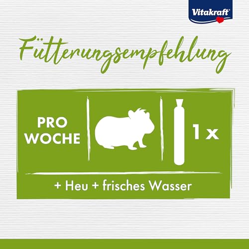Vitakraft Kräcker Mix, Meerschweinchen Leckerlies, mit Honig und Nüssen, ohne Zusatz von Zucker und Getreide (1x 168g)