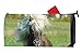 Produktbild BABBY Baby 22,9 x 53,3 cm isländisches Pferd Briefkasten, Magnetstreifen für Stahl Standard Landbriefkasten one Size Icelandic horse1