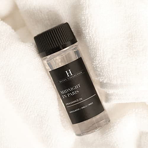 Hotel Collection - Midnight in Paris - Essential Oil Scent - Luxury Hotel Inspired Aromatherapy Scent Diffuser Oil - Lemon, Bergamot, Jasmine, Marine, Amber, Musk - for Essential Oil Diffusers - 50mL
