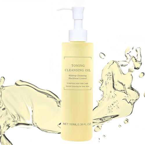 Cleansing Oil For Face - Pore Control Oil Cleanser - Face Cleanser Korean For Daily Makeup - Blackhead & Makeup Remover, Suitable For All Skin, Skincare For Women And Men