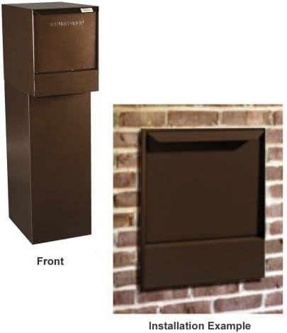 dVault® Wall Mount Package Drop Plus DVWM0062SA Secure Locking Mail/Package Drop (Copper Vein)
