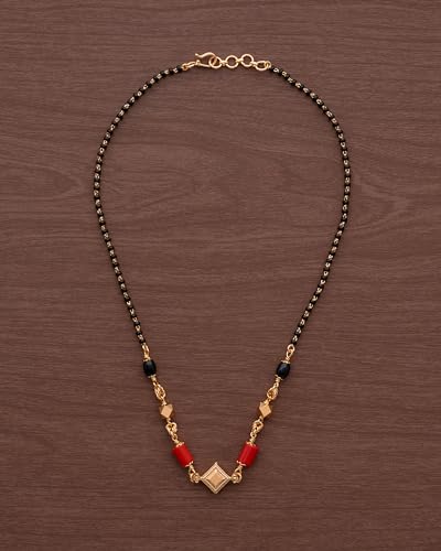Image of Radha's Creations jewellery GSB mangalorean chain for women one gram gold