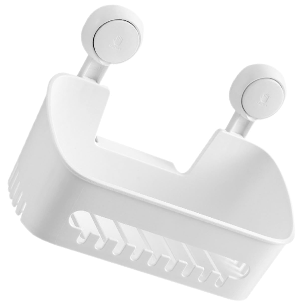 Étagère de rangement salle de bain ventouse pour en finir avec le carrelage percé
