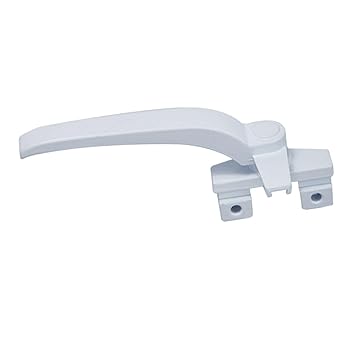 ATORSE Window Handles Casement Locking Handle Fittings for Doors White Left