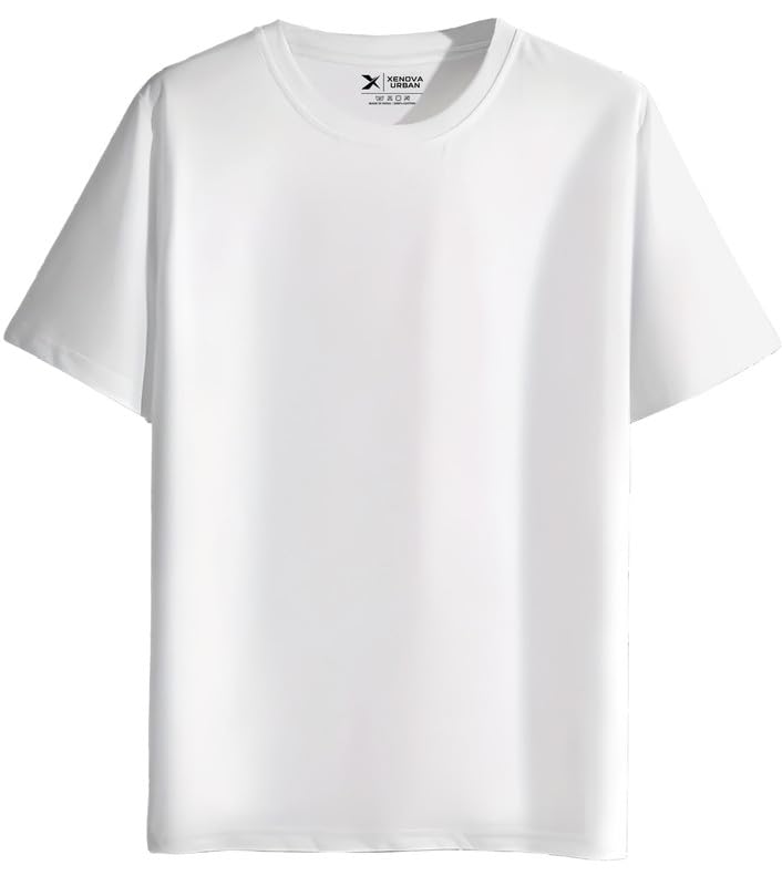 Image of XENOVAURBAN Unisex Regular Cotton Solid Color Tshirt