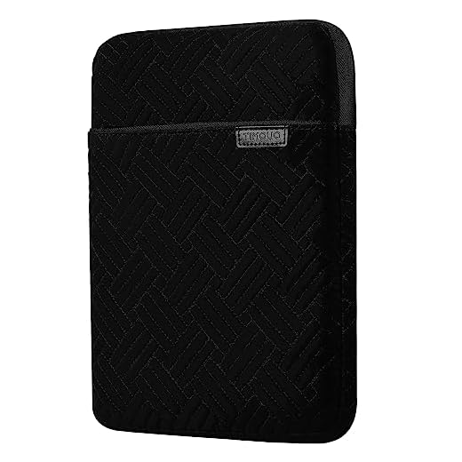 TiMOVO 9-11" Bolsa para Tableta para iPad 10.2 2021-2019, iPad 10ª Gen 2022, iPad Air 5/4 10.9, iPad Pro 11 2022-2018, Galaxy Tab S9 2023, Tab A8 10.5/S8 11, Funda de Tableta con Dos Bolsillos, Negro