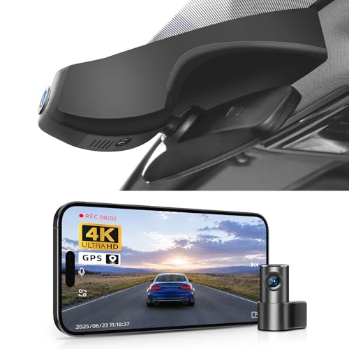 Mangoal Front 4K & Rear 1080P Dash Cam for Volkswagen ID.4 2021-2024