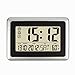 HIPPIH Electronic Alarm Clock - Full Digital Calendar Wall Clocks, Day Clock with Extra Large Digits - Perfect for Seniors,Oversized