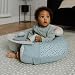 Nuby Sit Me Up Aufblasbarer Babysitz, abnehmbares Tablett, ab 6M, Tiere