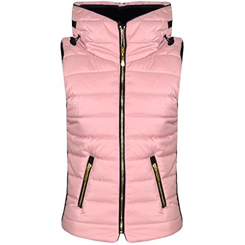 A2Z 4 Kids Kids Girls Boys Sleeveless Hooded Padded Quilted Cover