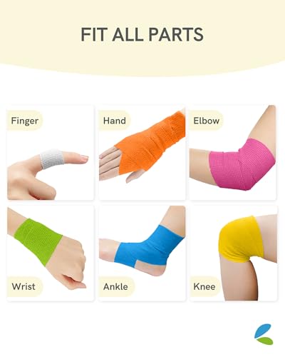 Image of FriCARE Self Adhesive Bandage Wrap, Medical Tape in First Aid Kit