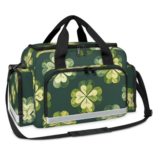 GzLeyigou First Aid Bags Empty, Veiled Aztec Emergency Bag First Aid Kit Multiple Compartment Kit Carrier On Call Trauma Bag For Paramedics Emergency Medical Supplies Kit