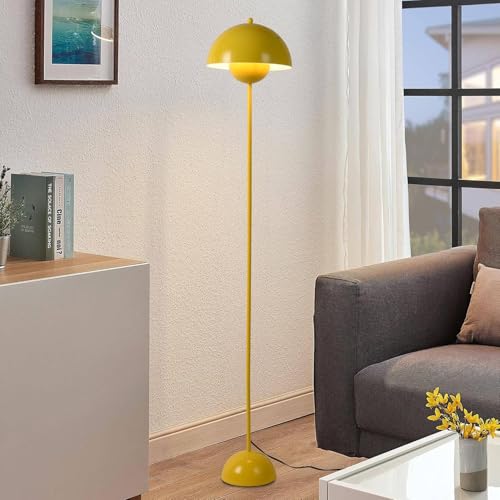 Lampadaire Alpinaluz jaune en acier E27 pour salon - 3