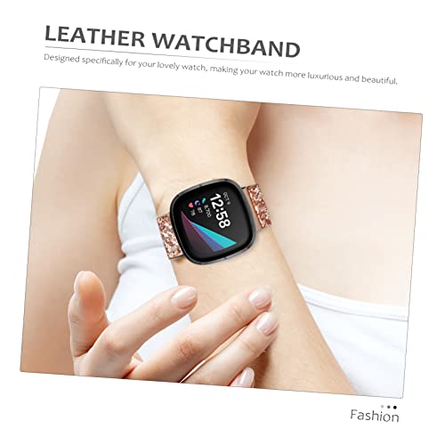 Bracelet de montre flexible compatible doré DOITOOL pour montre connectée et chic