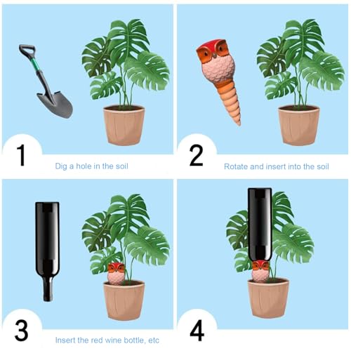 Pics d'arrosage automatiques de fleurs intérieures et extérieures x6