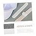 HEALSOPTHY 40Pcs Non Woven Hat Pads Sweat Absorbing Collar Sweatbands Self Adhesive Liner Pads for Caps Each Convenient Sweat Protection