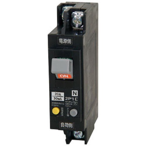 テンパール工業 ミニ・イコール漏電ブレーカー OC付 20A 30mA N512030のサムネイル