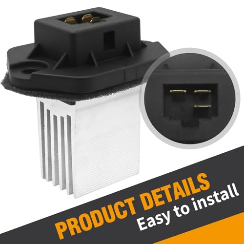 Image of Hoypeyfiy HVAC Fan Blower Motor Resistor 971791F200, Replacement for Kia Spectra Spectra5 Rondo 2007-2008, Kia Sportage 2005-2010, Hyundai Tucson 2005-2007, Replaces 971791F210 4P1466 JA1599
