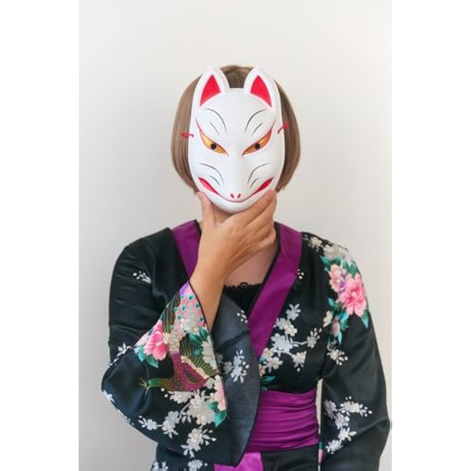 クリアストーン(Clearstone) 和風お面 天狐 白 ユニセックス ホワイト 詳細画像4