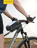 Lamicall wodoodporna torba na ramie roweru - [zipper sprzęgowy] Torba na telefon z szybką instalacją, [Pojemność 1,6] Torba na górę ramienia roweru górskiego, z ekranem TPU dla telefonów do 7 cali