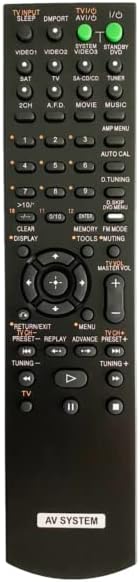 Replacement Remote Control Replace for TV/Audio/Projector US for S for Sony RM-AAU057 RM-AAU130 HT-DDW800 AV Receiver