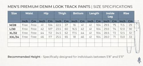 Image of Men's Regular Fit PC Denim-Look Track Pants| Lightweight & Breathable Cotton Fabric| Perfect for Casual Outings, Lounge & Night Wear (PC-Denim)