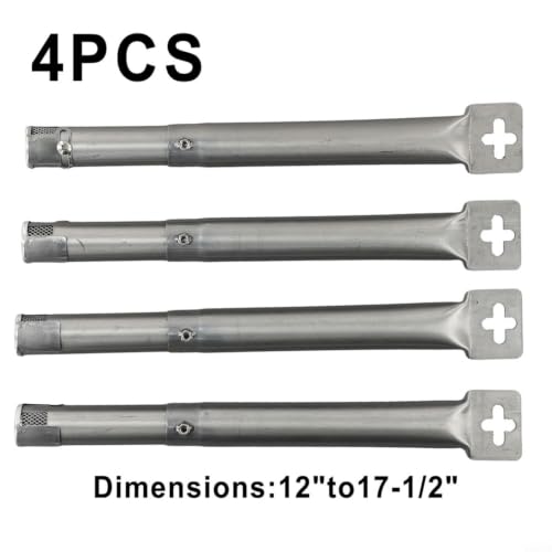 Tubos de quemador ajustables de acero inoxidable para barbacoas de gas de 30 a 45 cm set de 4 3
