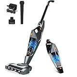 PUTUOS Stick Vacuums Cordless-Vacuum Cleaner-Lightweight-Powerful Floor-Cleaning - 2 in 1/ 16kpa Wet Dry Handheld Vacuum with Washable HEPA Filter Portable for Home,Pet Hair,Carpet