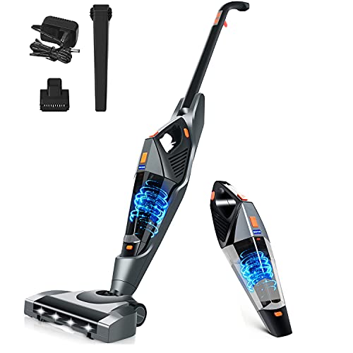 PUTUOS Stick Vacuums Cordless-Vacuum Cleaner-Lightweight-Powerful Floor-Cleaning - 2 in 1/ 16kpa Wet Dry Handheld Vacuum with Washable HEPA Filter Portable for Home,Pet Hair,Carpet