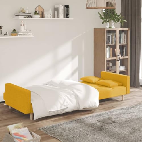 Sofá cama de 2 plazas con función de dormir para ganar espacio con estilo 4