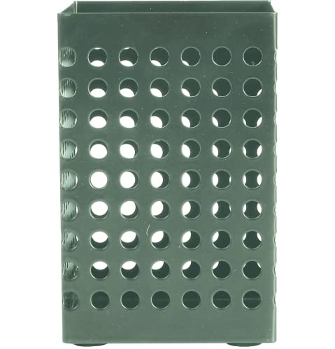 Porta Lápis Quadrado de Metal Ofício - Oikos