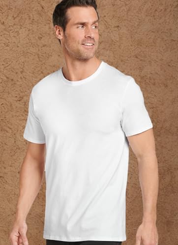 Jockey Men's Undershirt Cotton Stretch Crew Neck T-Shirt - 3 Pack4