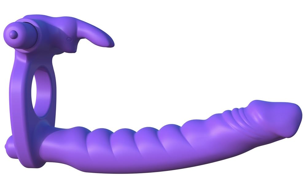 Fantasy C Ringz Doppio Anello per Penne Coniglio con Dildo - 1 Prodotto