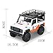 QIYHBVR RC 1:16 Drift Remote Control Car MN99 Alloy Skeleton Full Scale Climbing Car Simulation Off-Road Vehicle 2.4G Mechanical Car Silver Gray Boy Toy Car Car Model Children's Gift