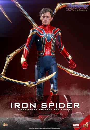 Hot Toys Marvel Comics Avengers: Endgame Iron Spider (2.0) 1/6 Scale 12" Collectible Figure