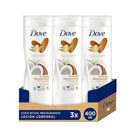 Dove Crema Hidratante Corporal Restauradora Con Aceite de Coco y Leche de Almendras Cover