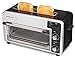 Hamilton Beach Toastation Oven with 2 Slice Toaster Combo, Ideal for Pizza, Chicken Nuggets, Fries and More, Black (22720)