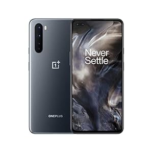OnePlus Nord (5G) 8GB RAM 128GB Smartphone ohne Vertrag, Quad Kamera, Dual SIM - 2 Jahre Garantie - Onyx Grau