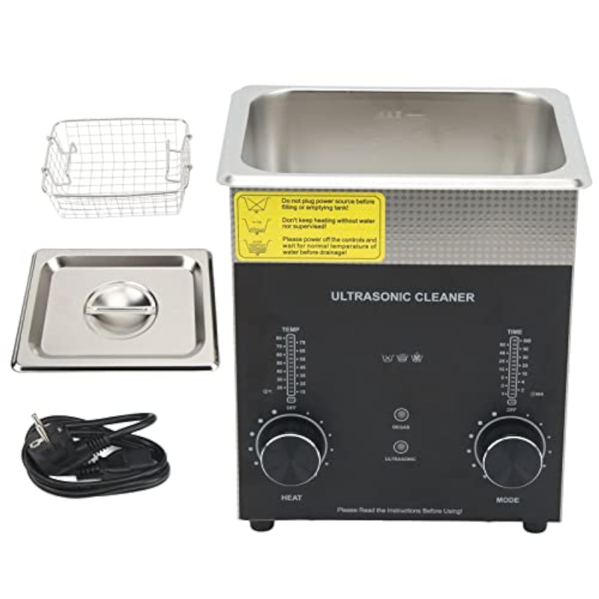 Ultrasonic Jewelry Cleaner, Professional Multipurpose Machine
